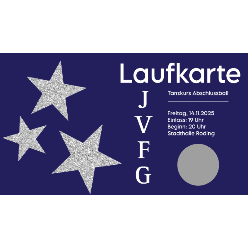 Tanzkursabschlussball 1- Freitag 14.11.25 - Laufkarte