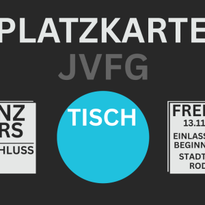 Tanzkurs-Abschlussball JvFG (Freitag, 13.11.2026) - Platzkarte