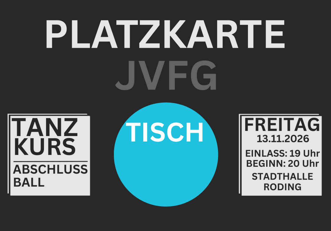 Tanzkurs-Abschlussball JvFG (Freitag, 13.11.2026) - Platzkarte